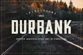 Durbank font