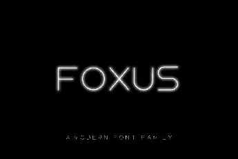 Foxus font