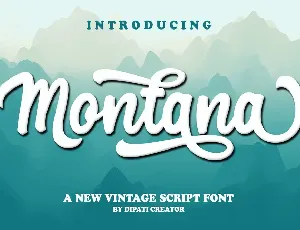 Montana font