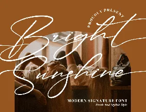 Bright Sunshine font