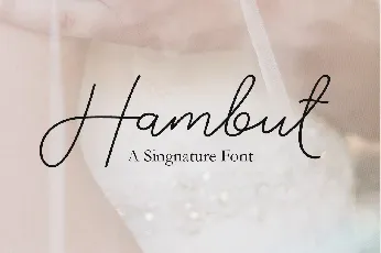 Hambut font