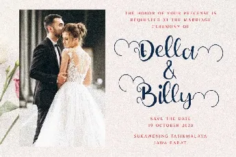 Della Berlyn Calligraphy font