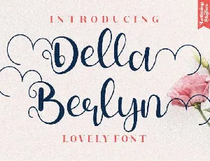 Della Berlyn Calligraphy font