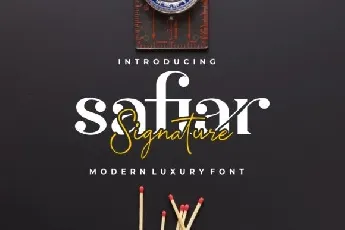 Safiar Duo font