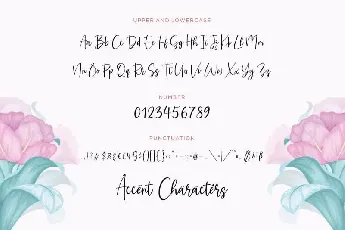 Amaryllin Blossom Script font