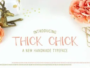 ThickChick font