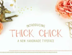 ThickChick font