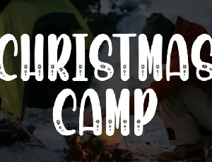 Christmas Camp Display font