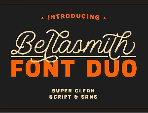 Bellasmith font