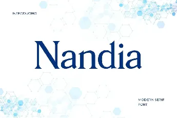 Nandia font