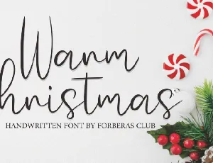 Warm Christmas font