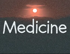 Medicine font