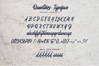 Quentine font