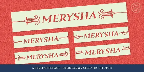 Merysha font