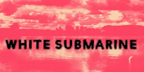 White Submarine font