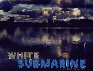 White Submarine font