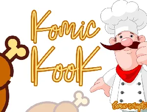 Komic Kook font