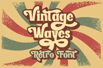 Vintage Waves font