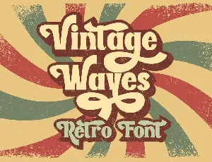 Vintage Waves font