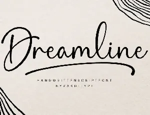 Dreamline font