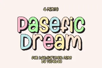 Pasefic Dream font