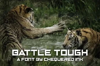 Battle Tough font