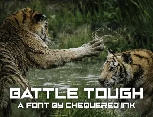 Battle Tough font