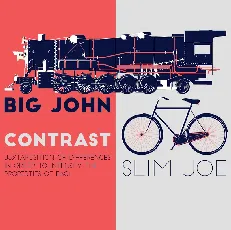 Big John / Slim Joe Free font