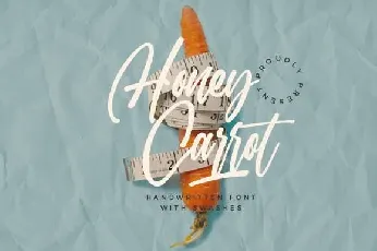 Honey Carrot Handwritten font