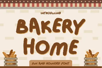 Bakery Home Free Trial font