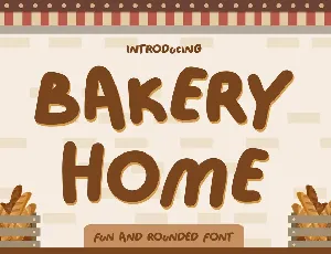 Bakery Home Free Trial font