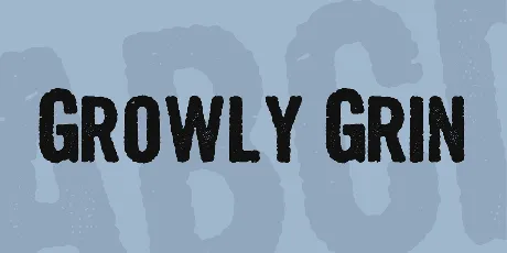 Growly Grin font