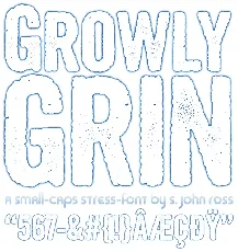 Growly Grin font