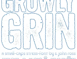 Growly Grin font