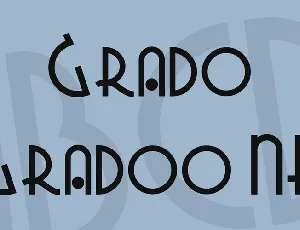 Grado Gradoo NF font