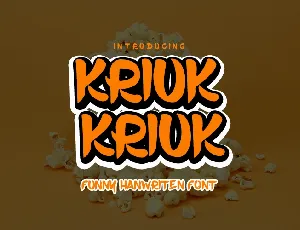 Kriuk Kriuk font