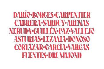 Recia Serif Display font