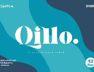 Qillo Serif font