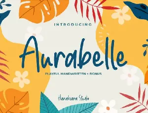 Aurabelle Handwritten font