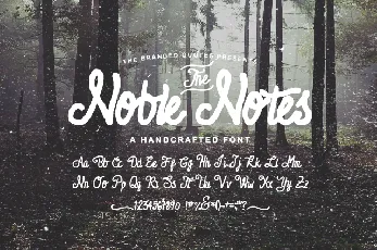 Noble Notes font