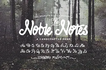 Noble Notes font