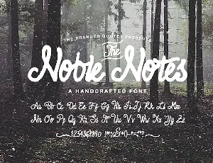 Noble Notes font