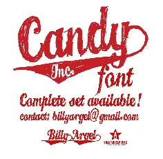 CANDY INC. font