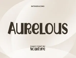 AurelousDemo font
