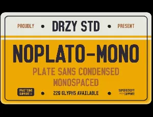 Noplato Demo font