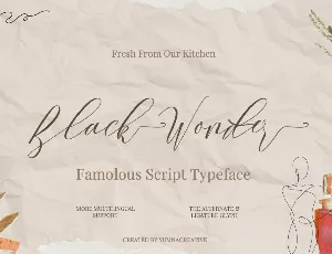 Black Wonder font