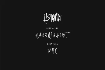 Helsinki Demo font