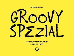 Groovy Spezial Display font