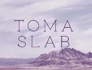 Toma Slab Typeface font