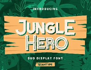 Jungle Hero Demo font